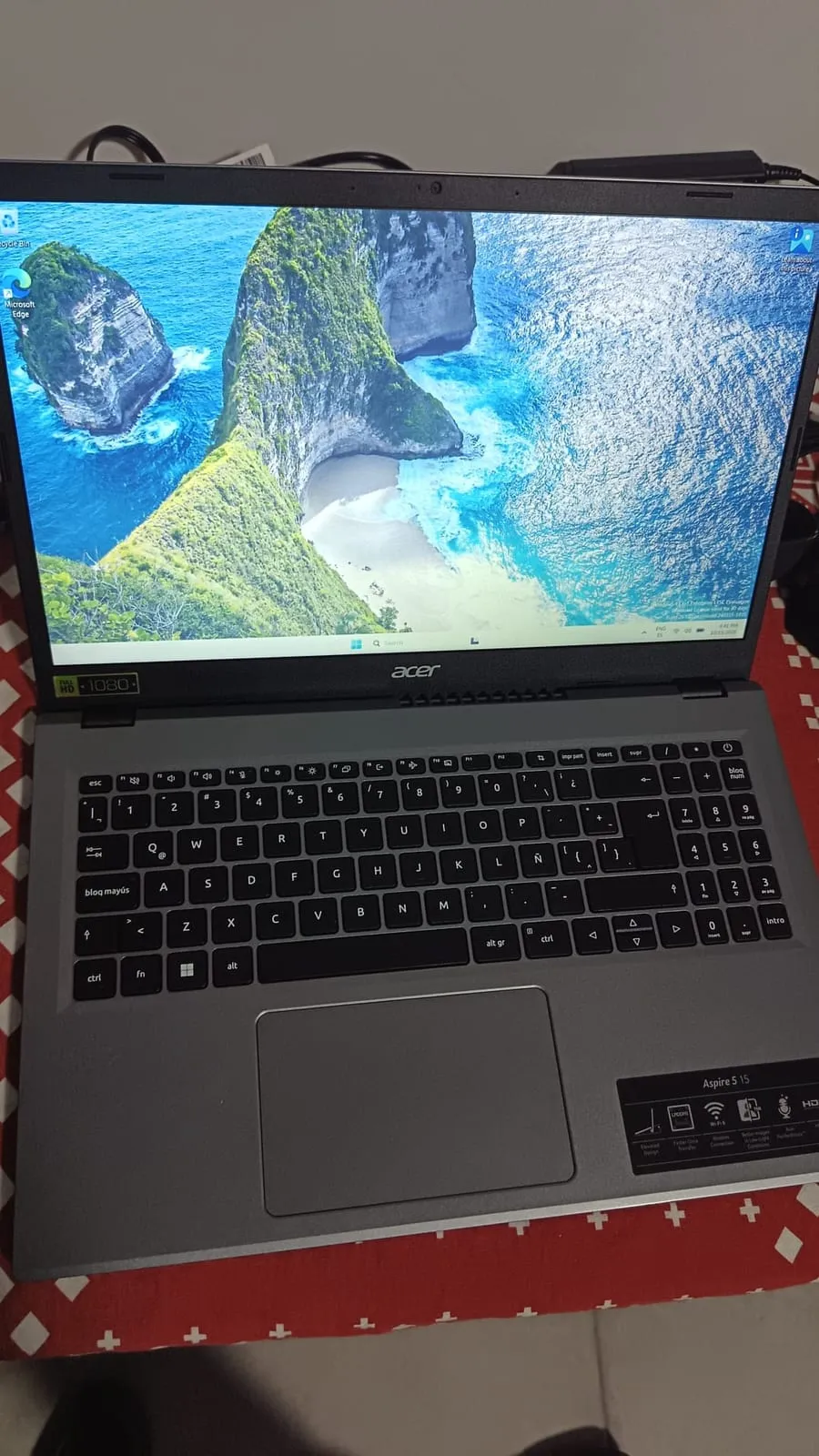 Notebook Acer Aspire 15 (A15-51P) Intel Core 5 120U, 16 GB RAM, SSD 1 TB, 15.6" Full HD